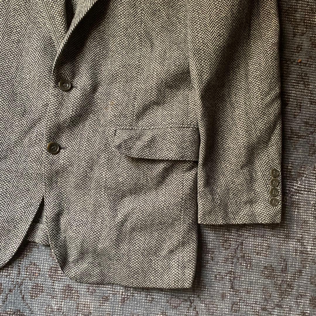 希少 90s Ralph Lauren テーラードジャケット ヘリンボーン 古着