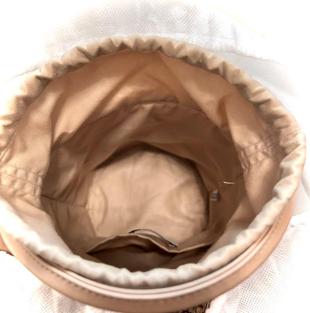 UNITED ARROWS COMBI ABACA フリル バスケットバッグ