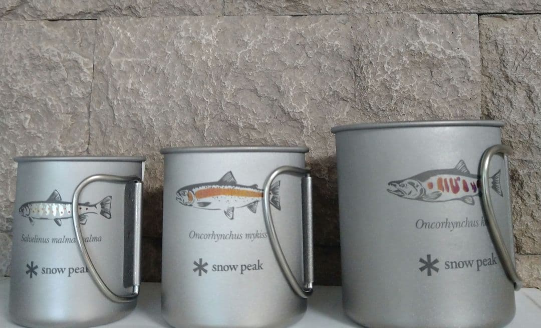新品　スノーピーク　3種チタンシングルマグ　北海道　北広島　限定デザイン