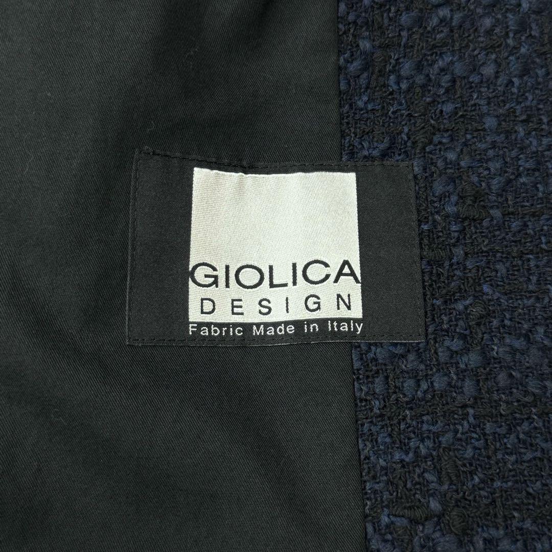 新品 23区2023AW GIOLICA ツイード ジャケット ネイビー 40