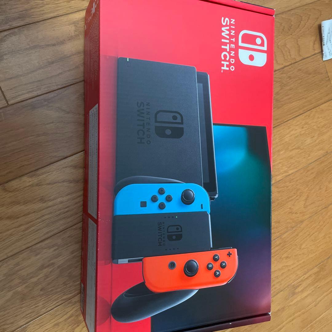 美品　Nintendo Switch 本体 青/赤