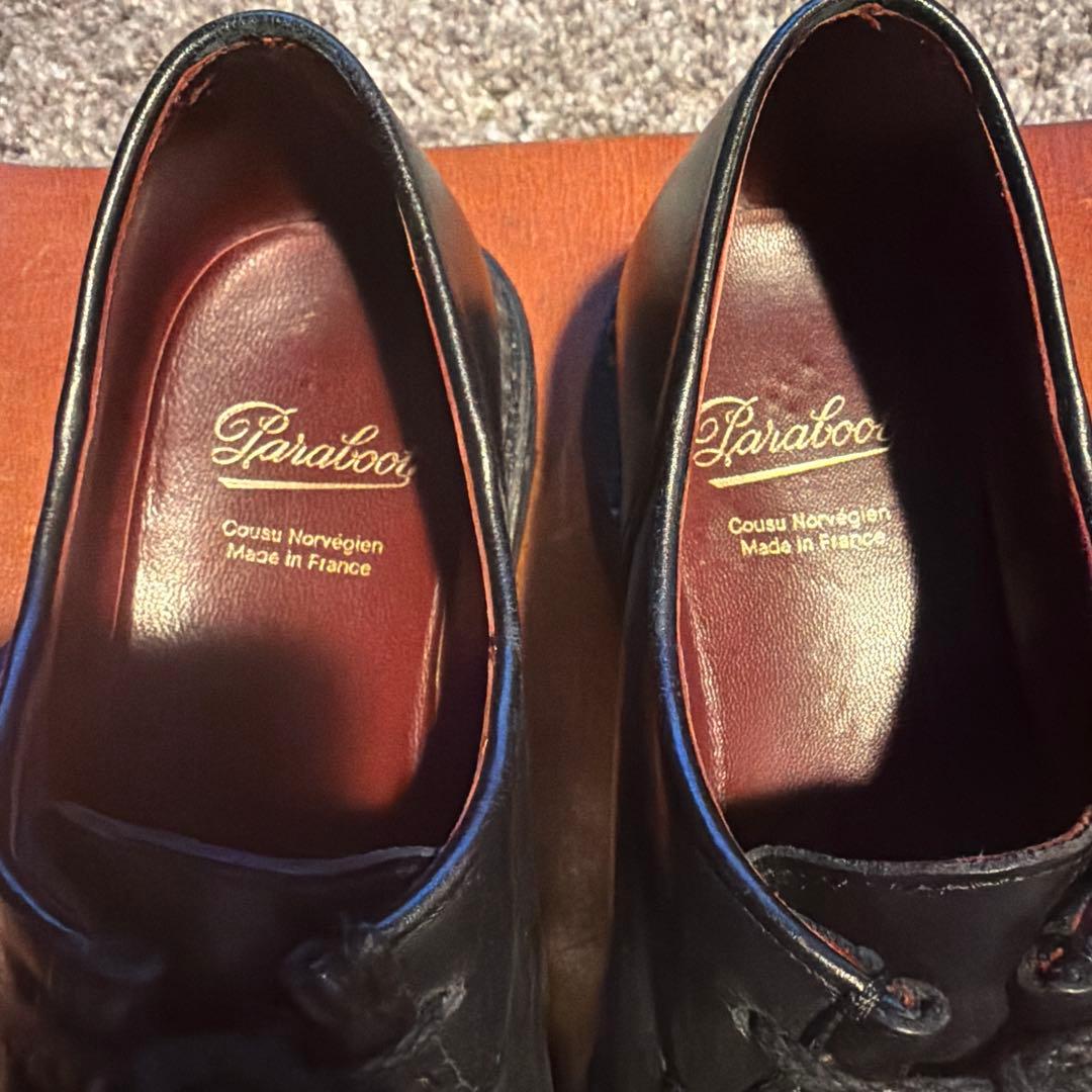専用出品　Paraboot 黒 レザーシューズ