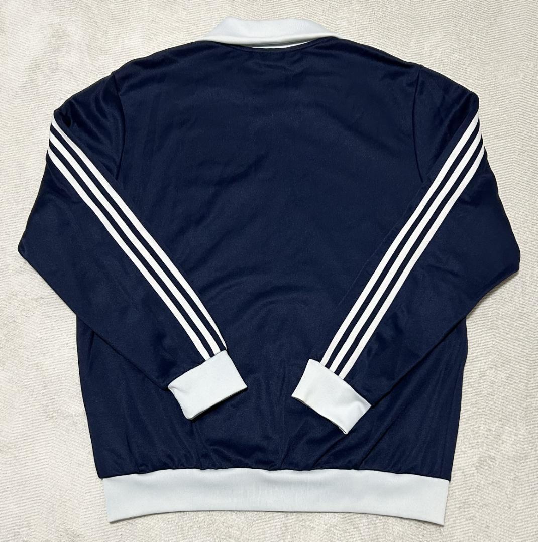 【TMY】adidas トラックジャケット ネイビー トレフォイルロゴ