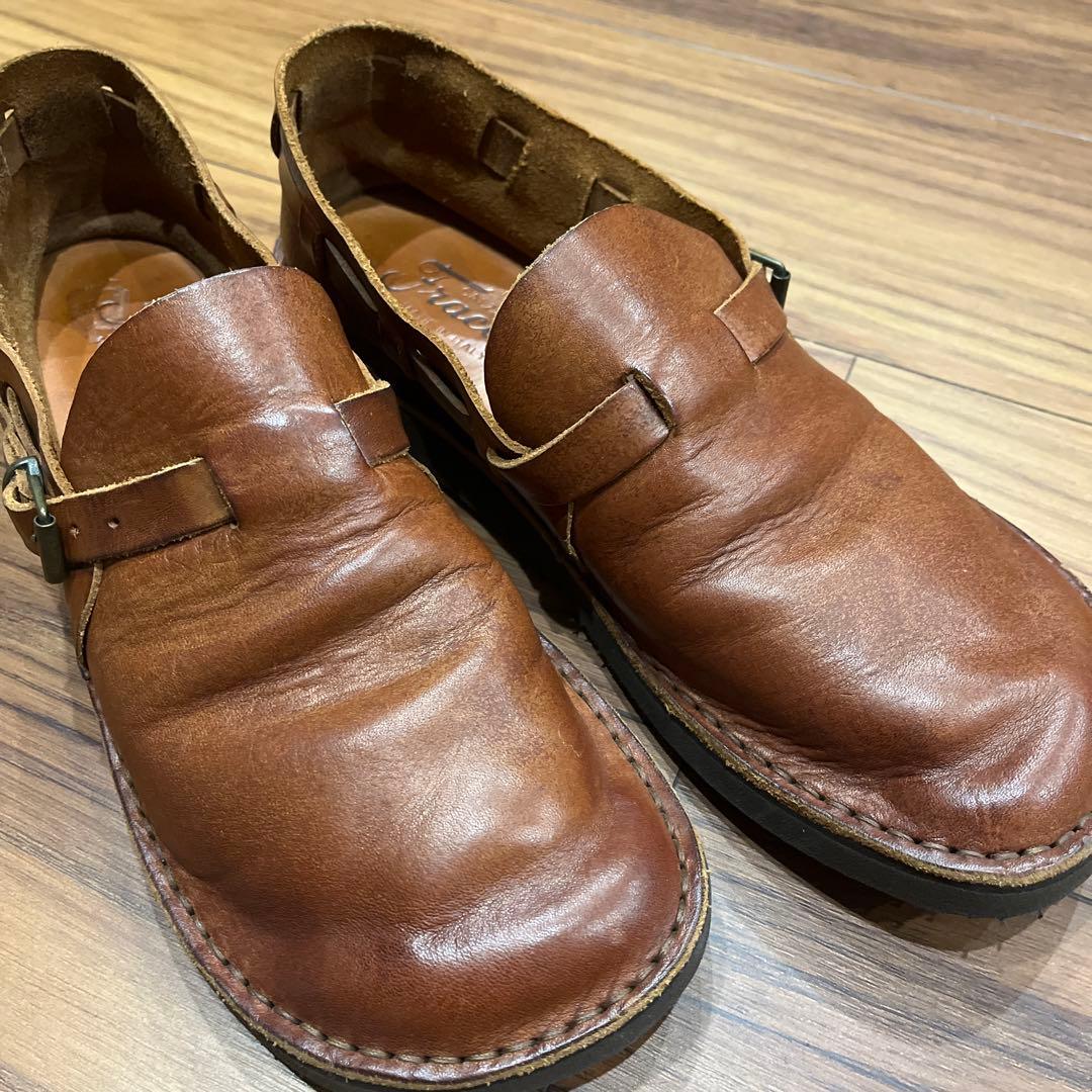 Fracap フラカップ　バケッタ　41 26.5 ブラウン　オーロラシューズ