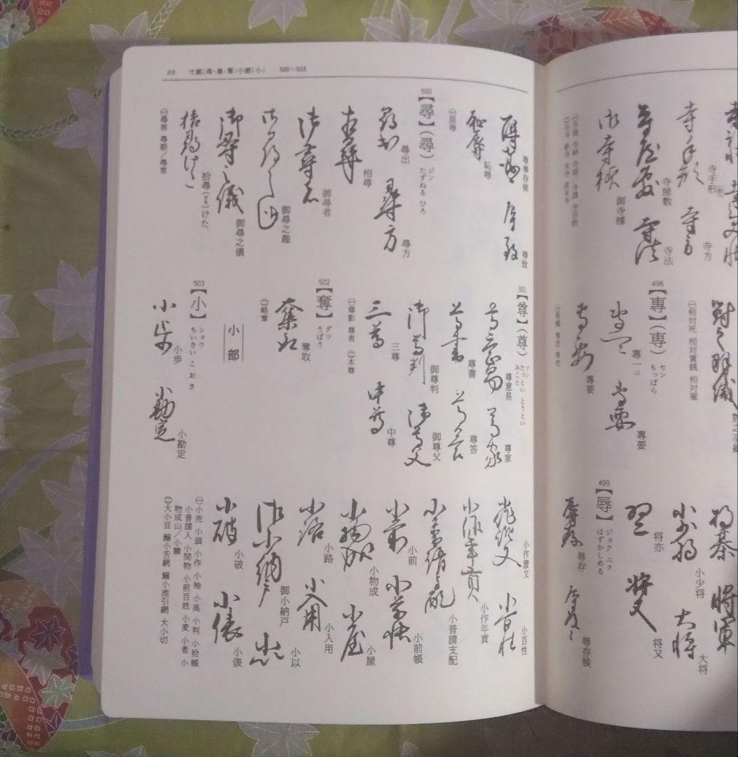 古文書判読辞典