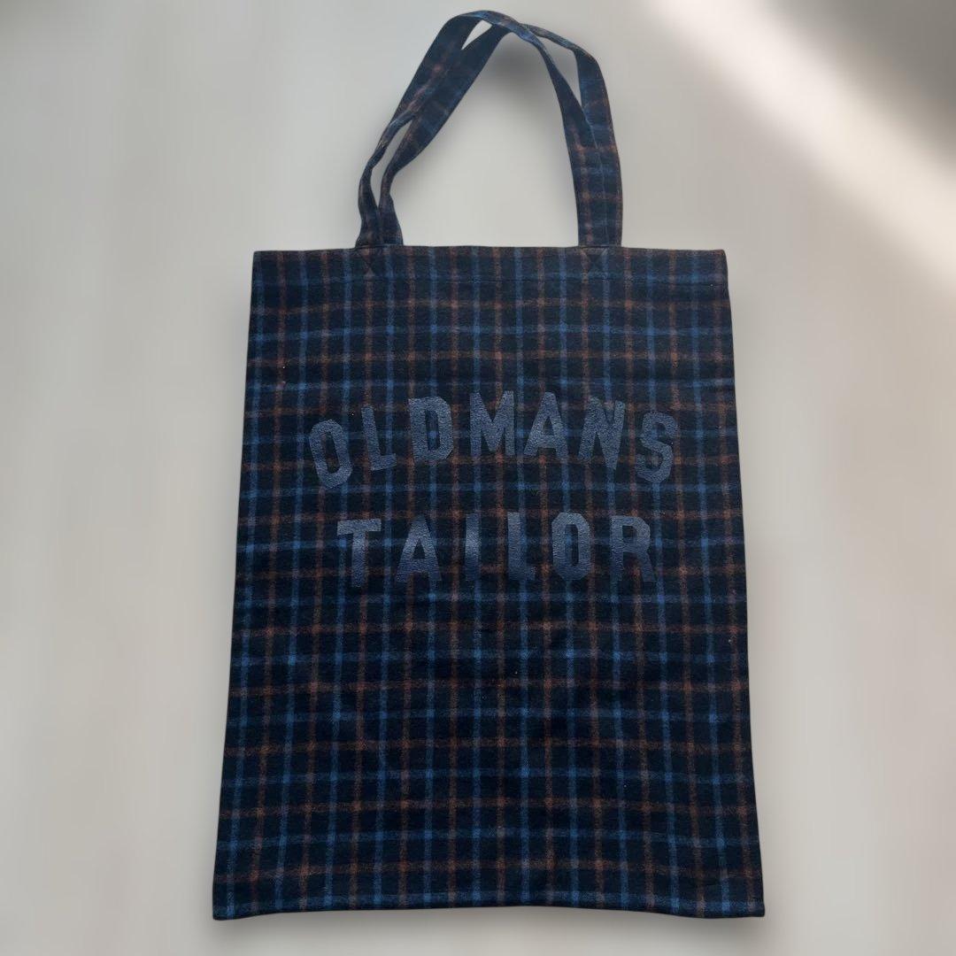 R & D.M.Co- オールドマンズテーラー ウール チェック トートバッグ