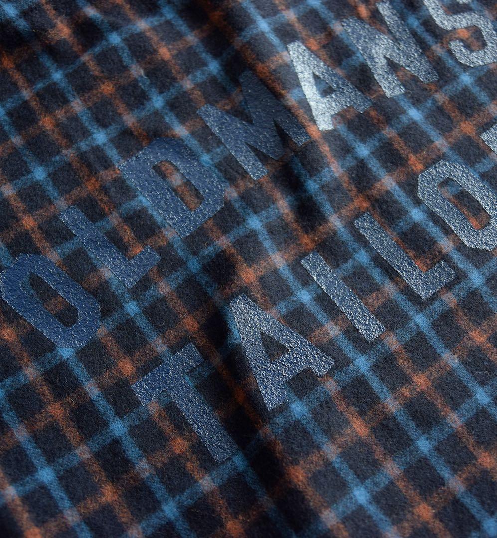 R & D.M.Co- オールドマンズテーラー ウール チェック トートバッグ