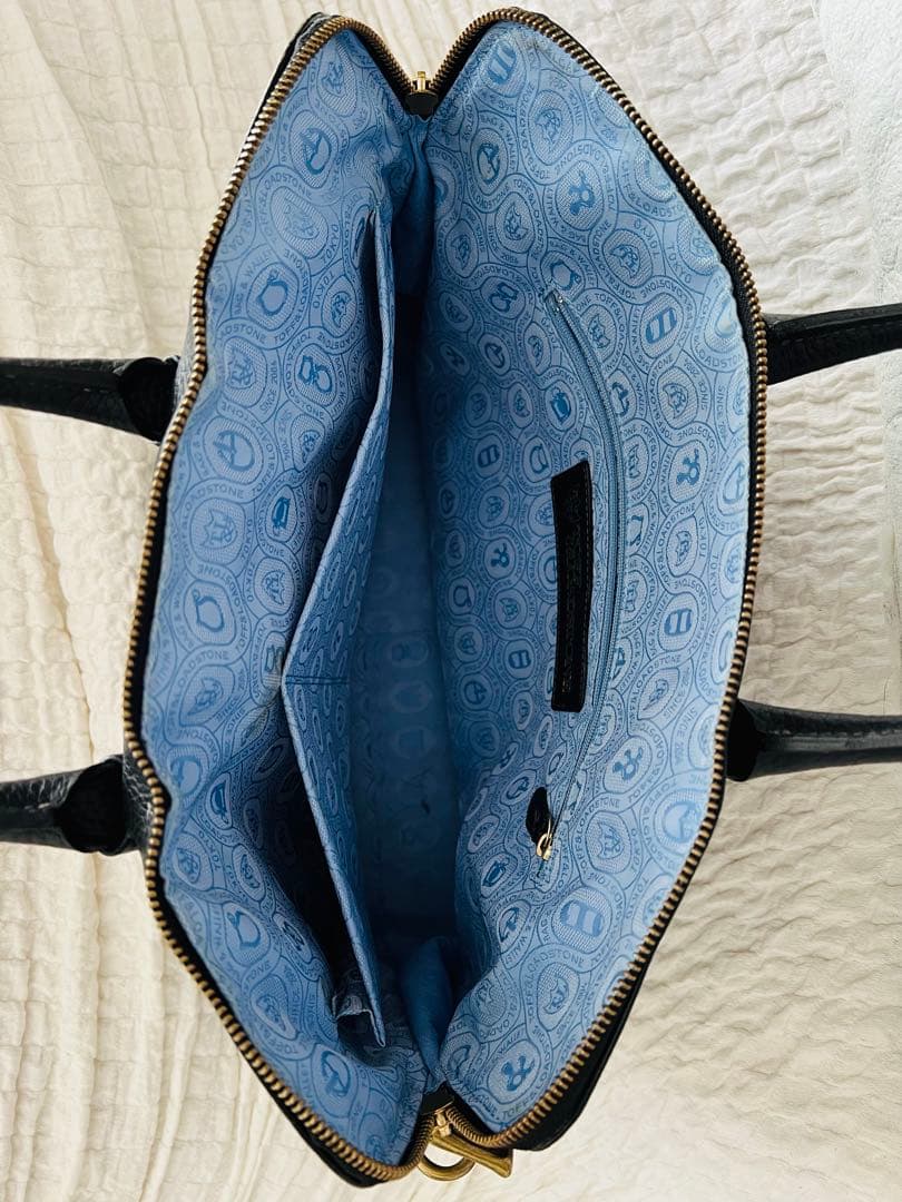 美品　 トフアンドロードストーン　 ビジネスバッグ　レザー　2way Vブリーフ