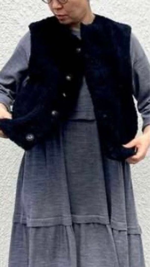 45R ウールボア×ナイロンのベスト