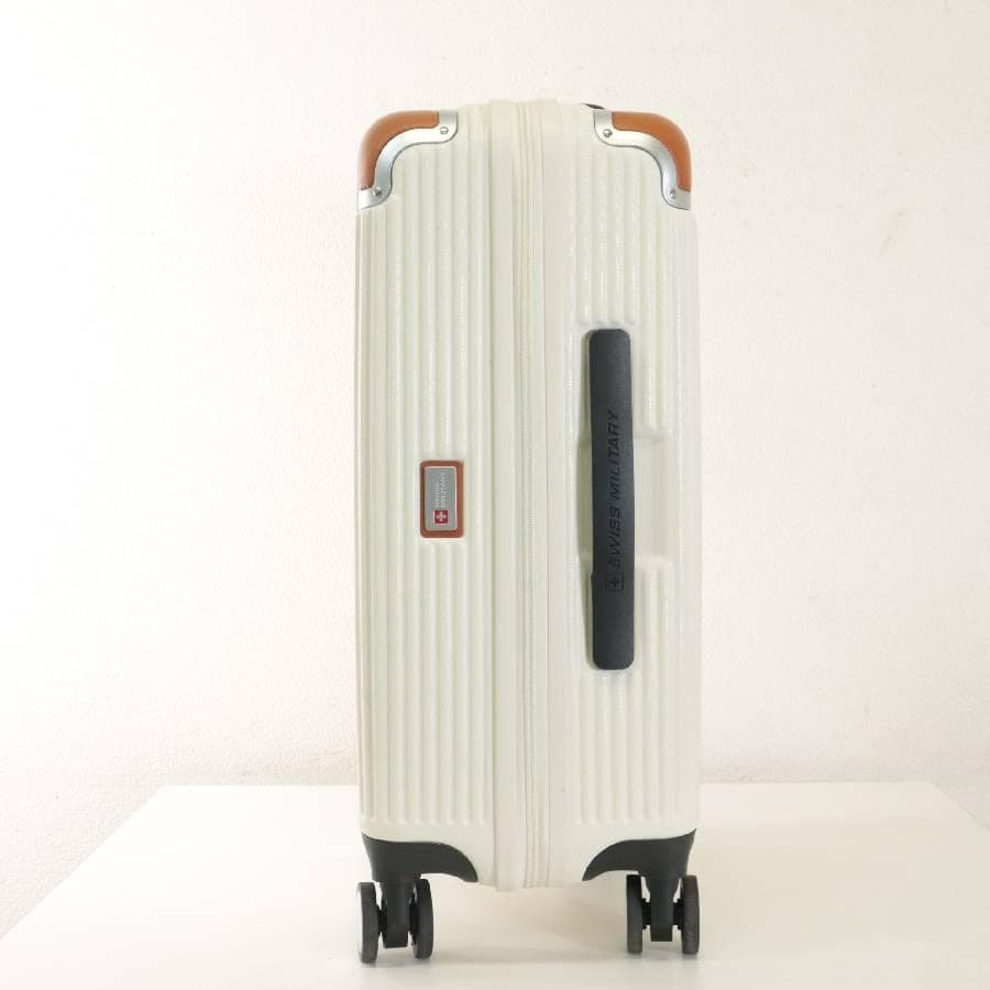 展示品 スイスミリタリー 20インチ スーツケース ホワイト 機内持ち込みサイズ
