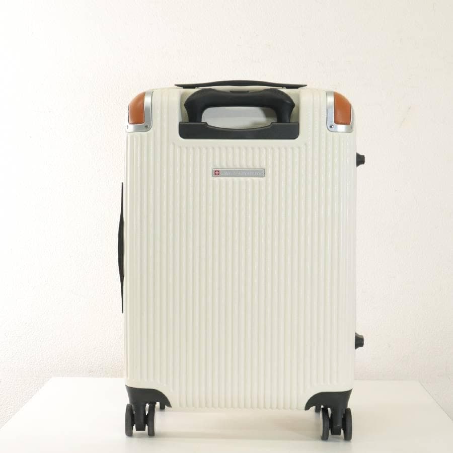 展示品 スイスミリタリー 20インチ スーツケース ホワイト 機内持ち込みサイズ