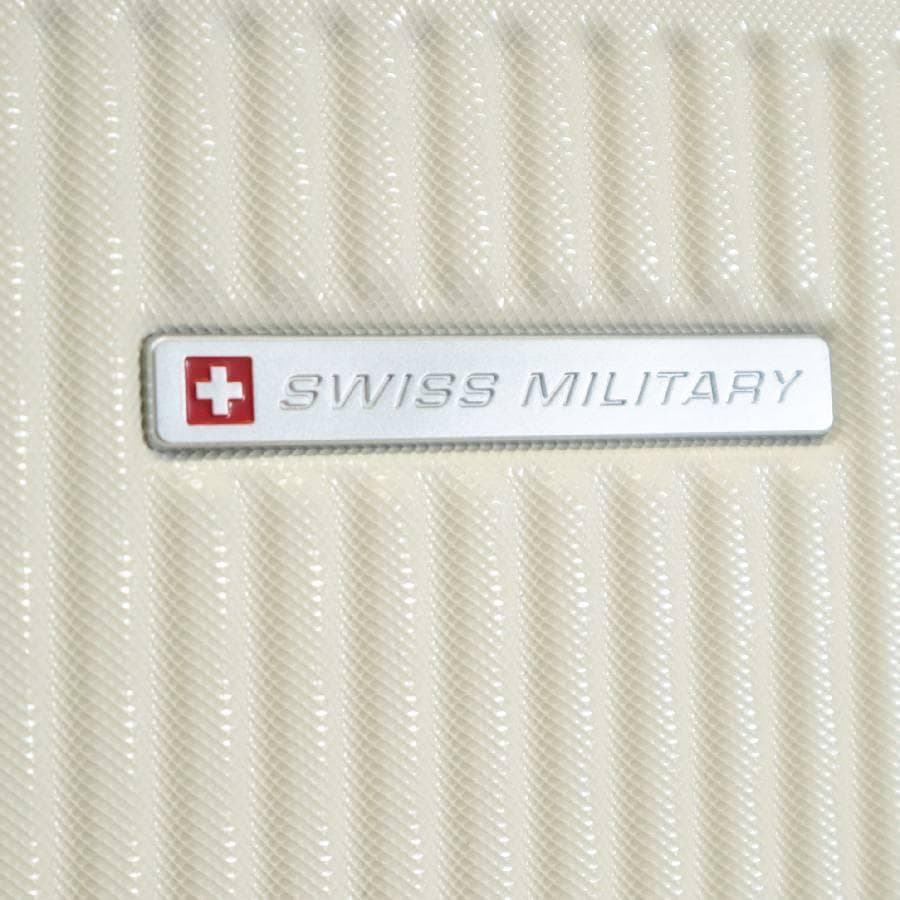 展示品 スイスミリタリー 20インチ スーツケース ホワイト 機内持ち込みサイズ