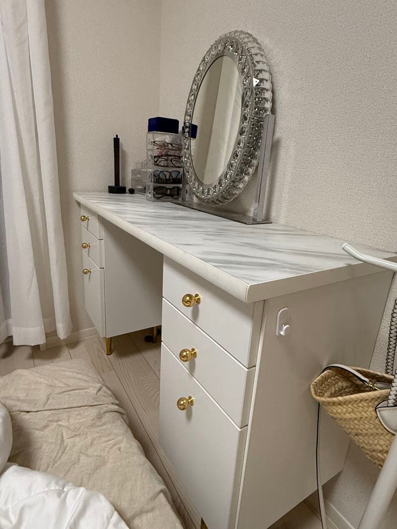 極美品　 フランフラン　エルドラド　コスメデスク 化粧代