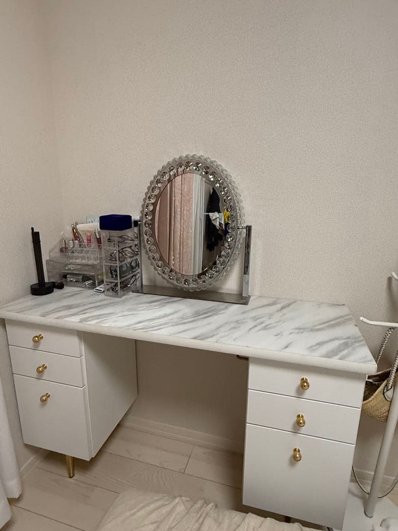 極美品　 フランフラン　エルドラド　コスメデスク 化粧代