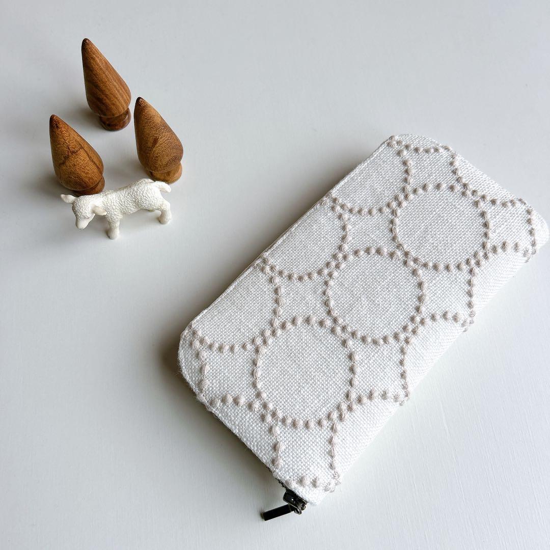 ☆専用☆ミナペルホネン ハンドメイド☆ラウンドファスナー長財布