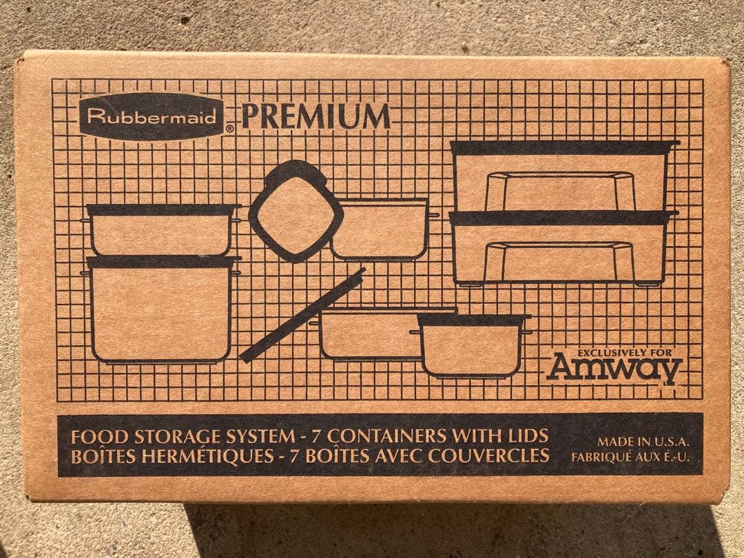 M*i様 Rubbermaid プレミアムフードストレージシステム 7個セット