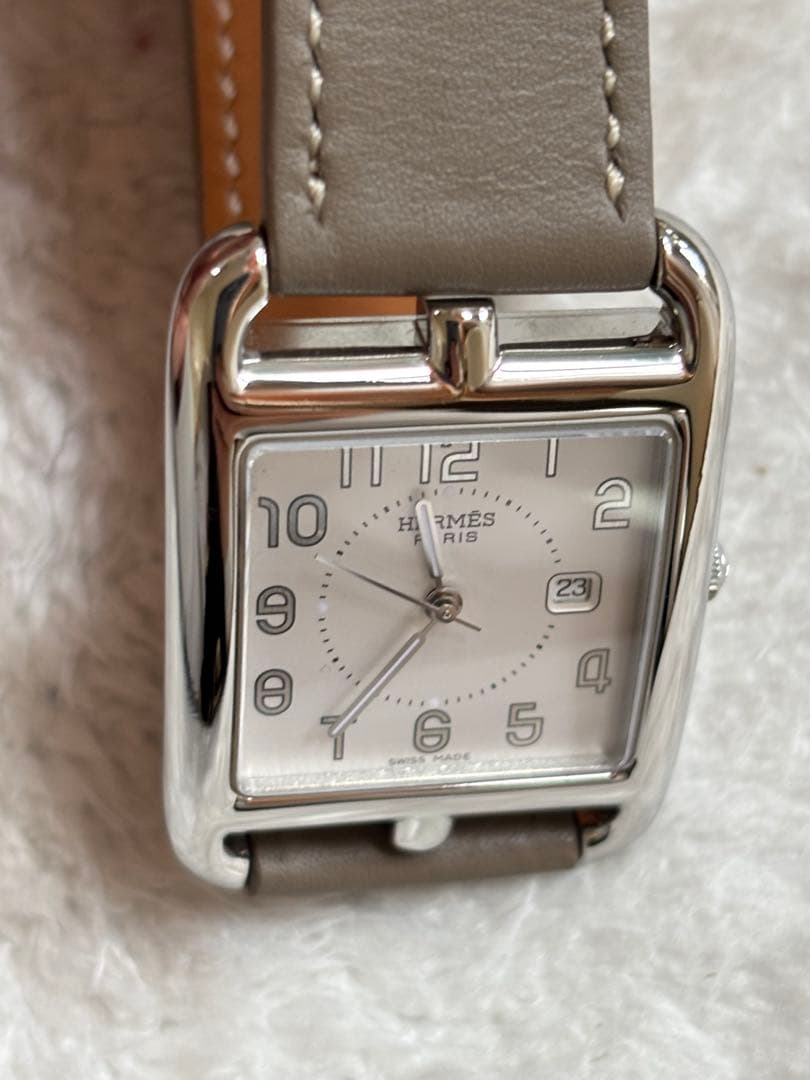 HERMESエルメス ケープコッドCC2.710クォーツ レディース新品仕上げ済