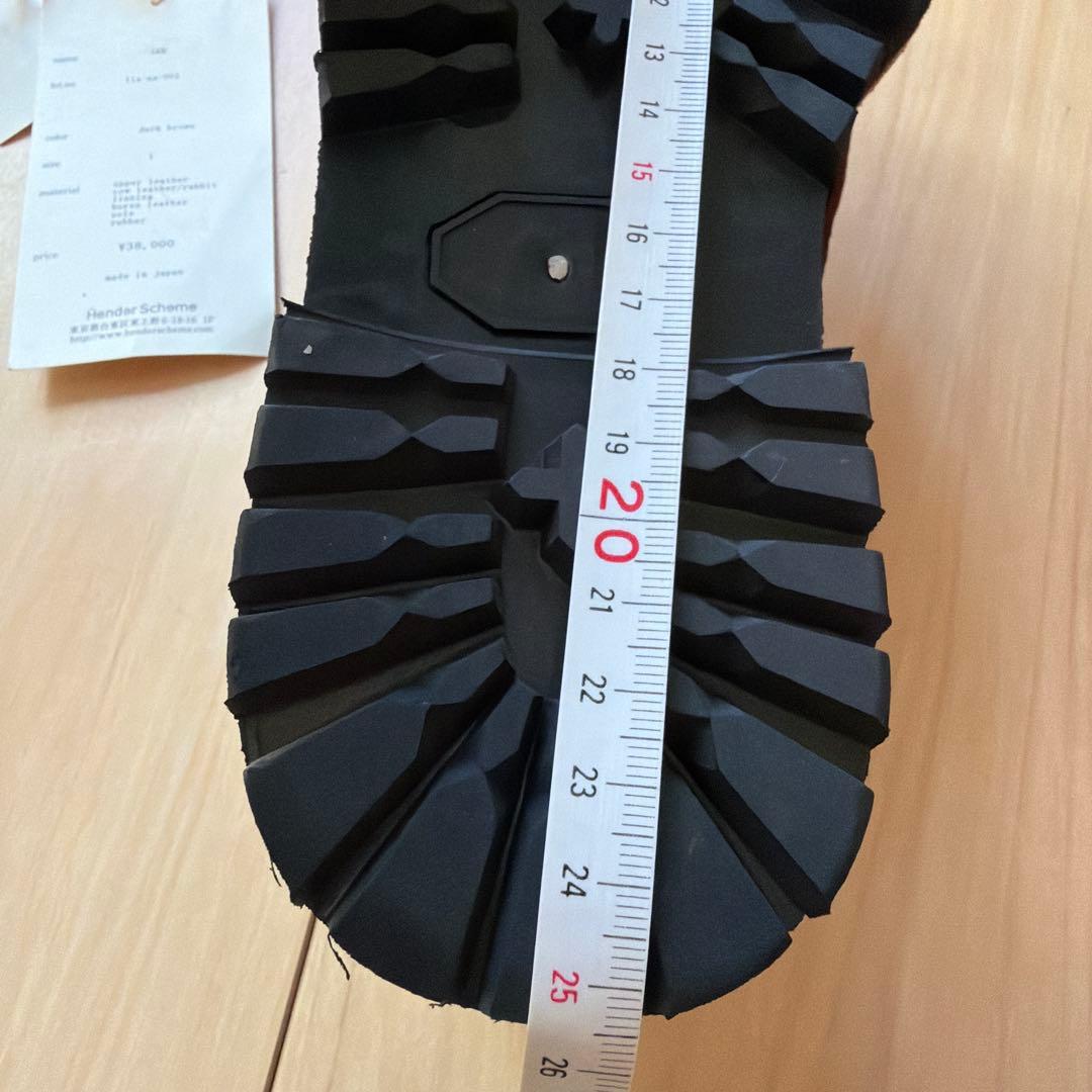 Hender Scheme ラビットファーシューズ　定価:¥39.900-