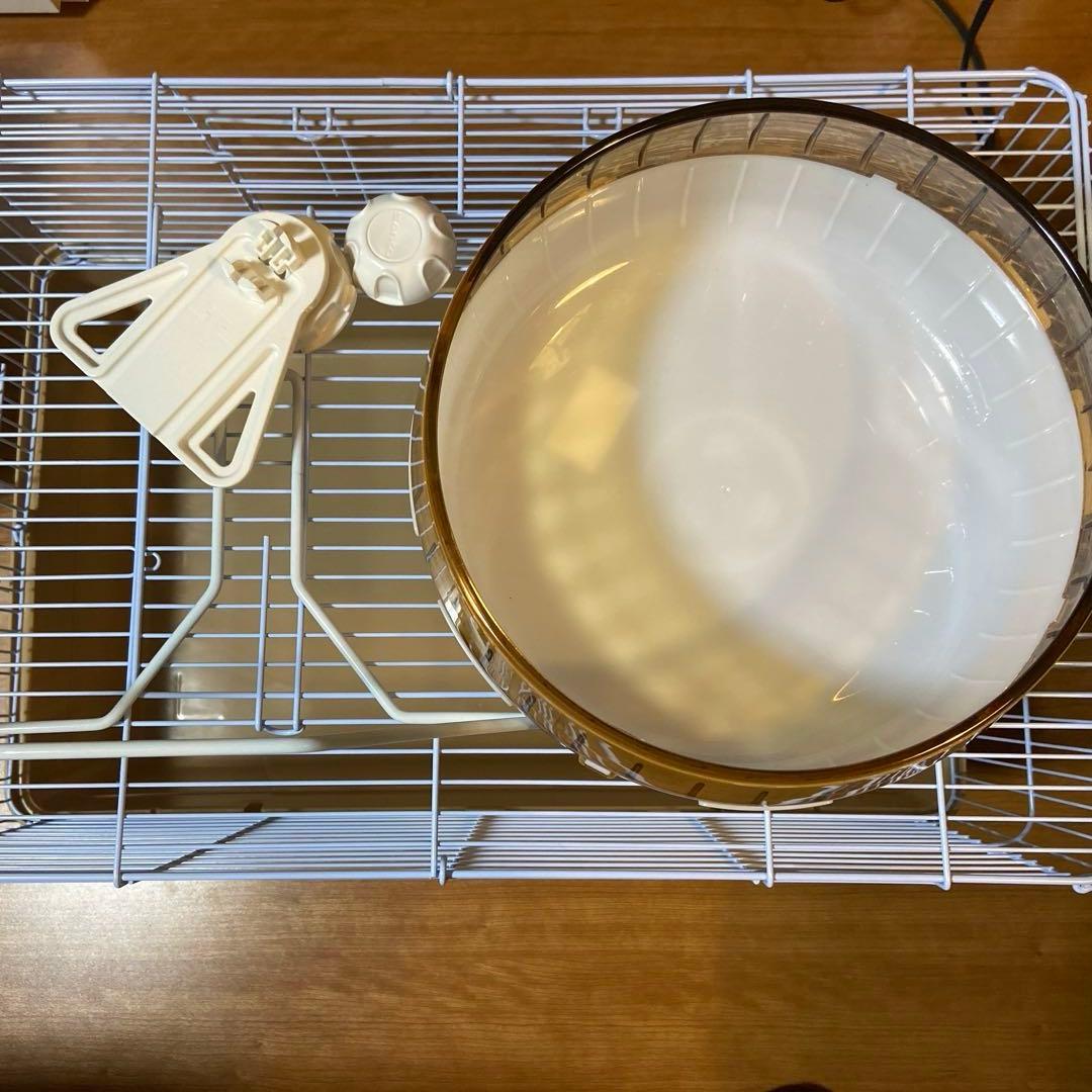 小動物用ケージ『シャトルマルチR70』とケージカバーと回し車のセット