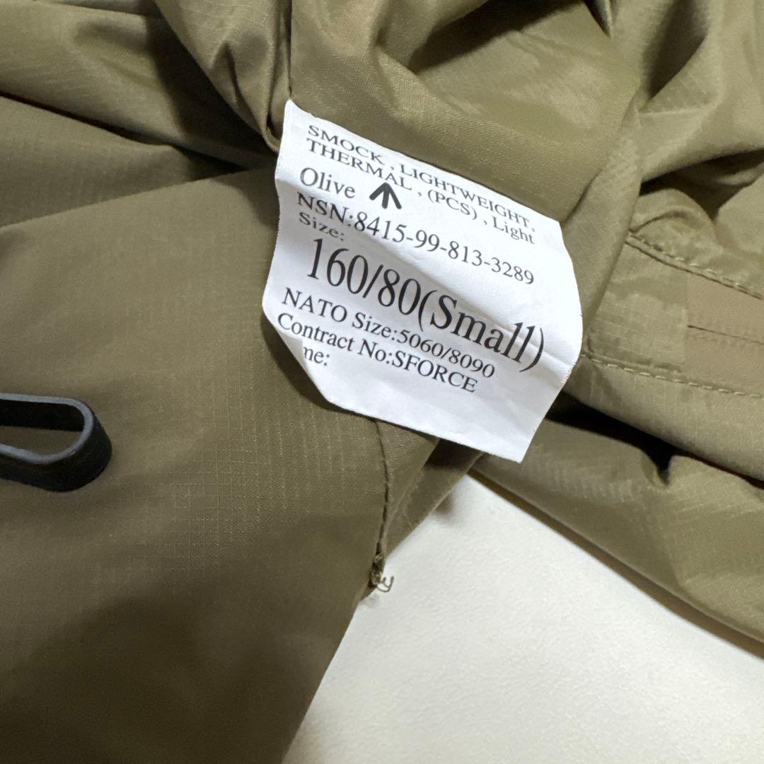 イギリス軍　イギリス軍 PCS サーマルジャケット