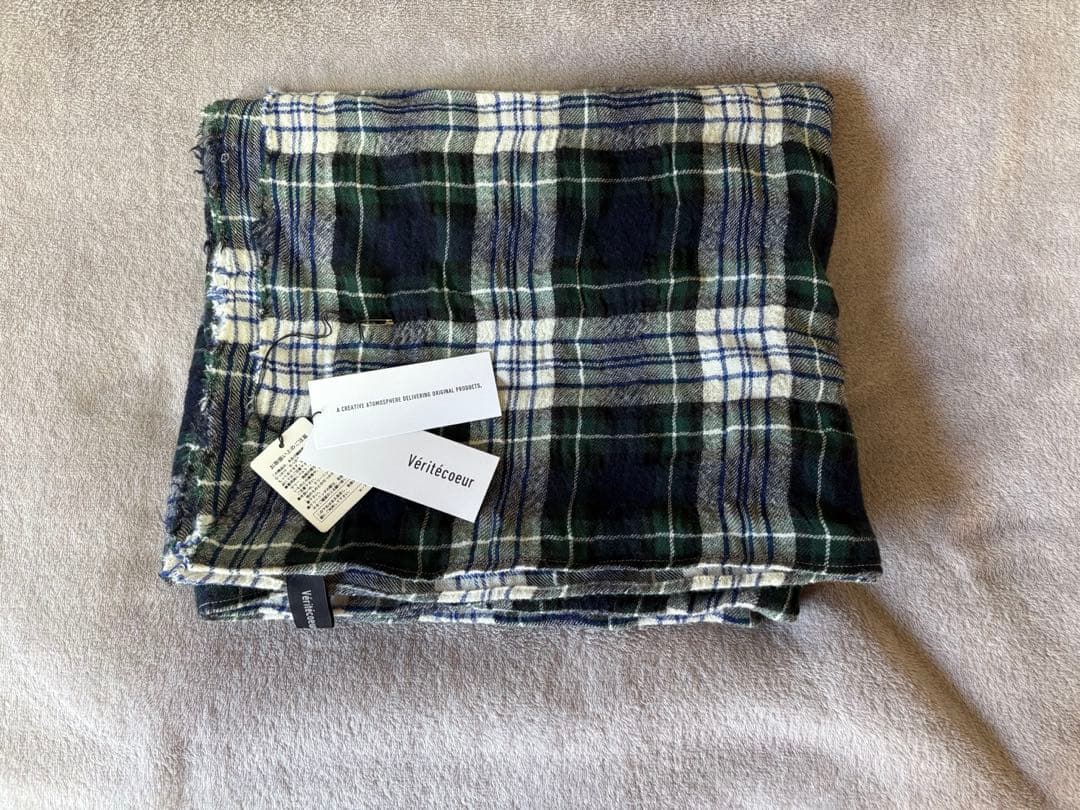 小物 veritecoeur LTD-125 Checked Gauze Stole