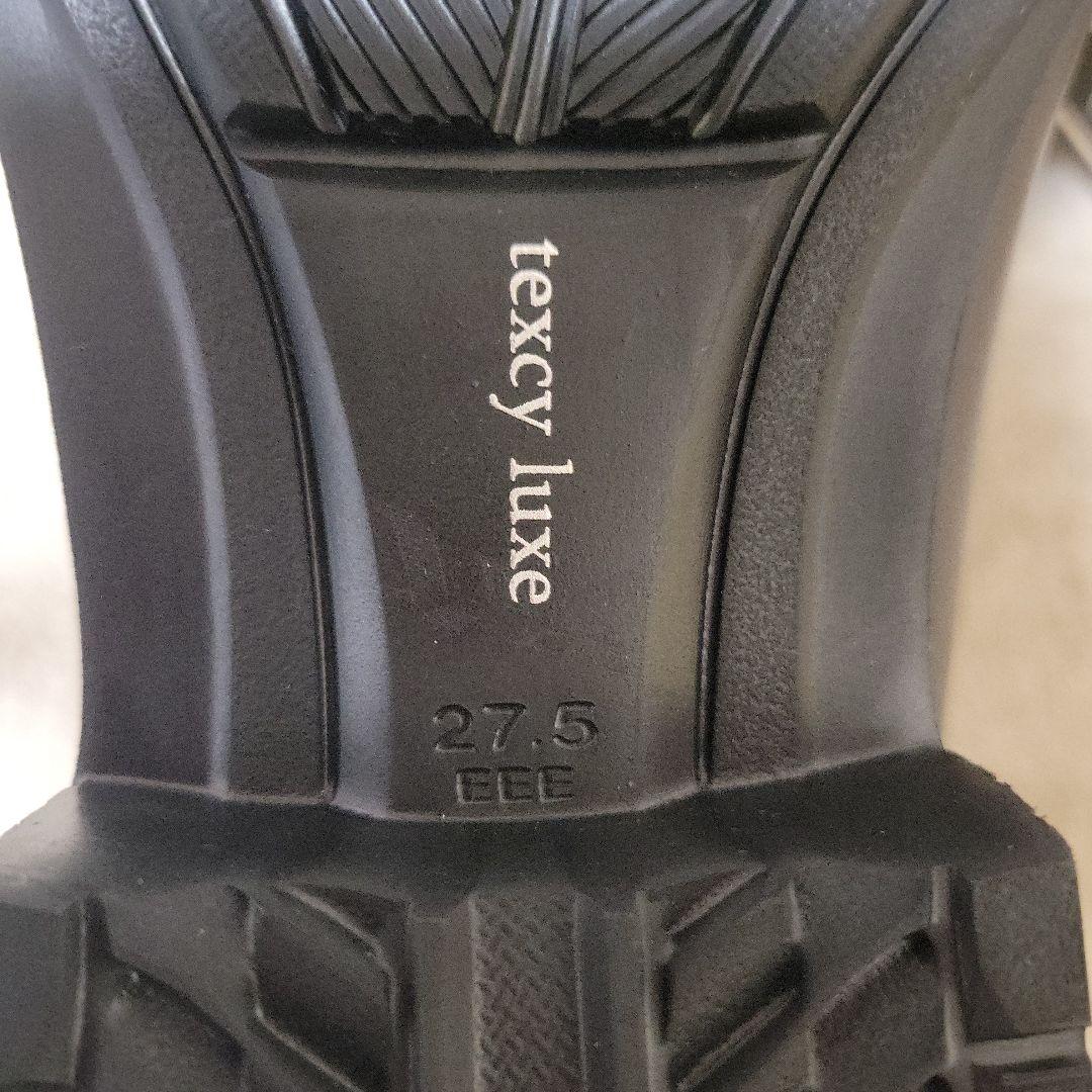 texcy luxe ASICS GORE-TEX ブラックドレスシューズ