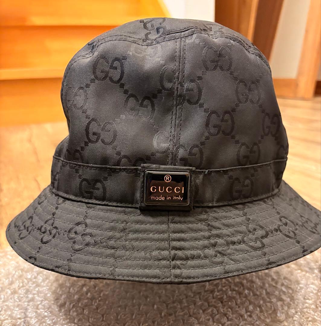 GUCCI バケットハット ブラック