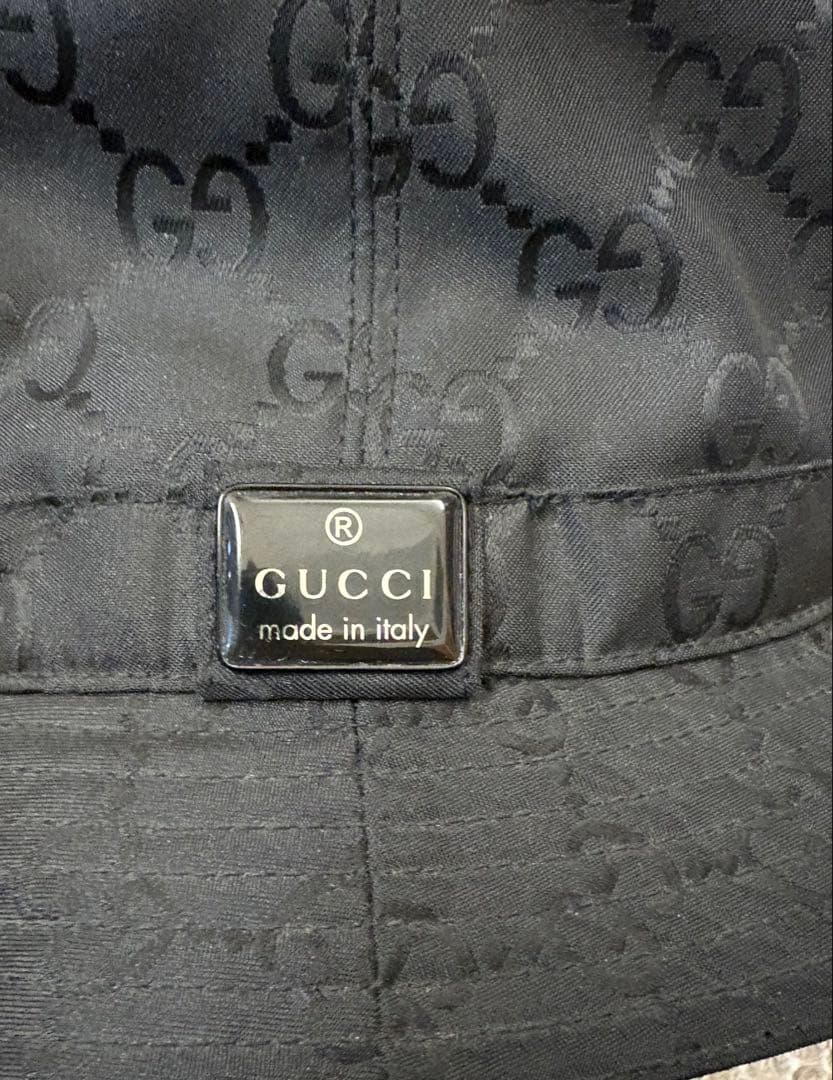 GUCCI バケットハット ブラック