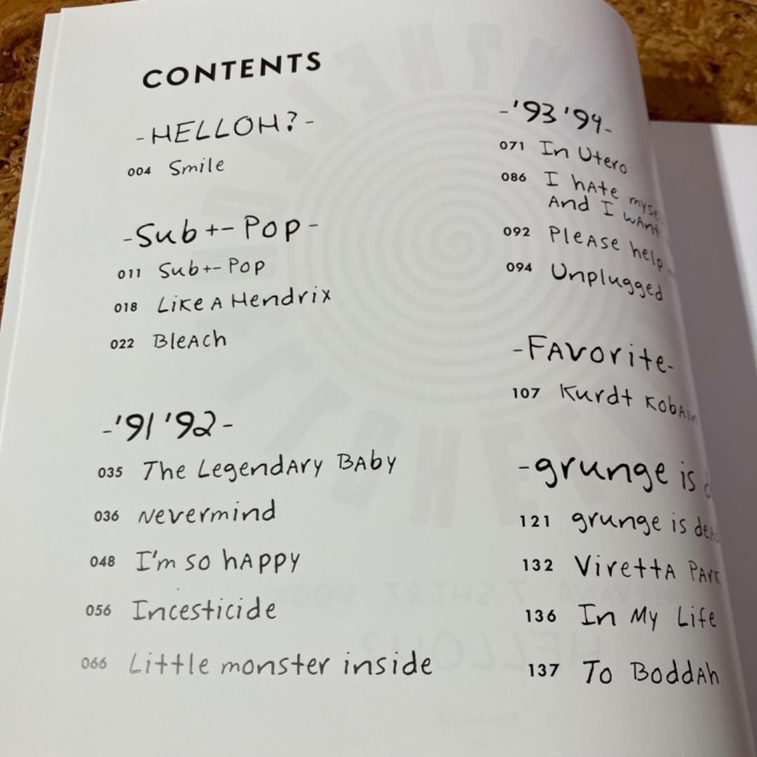 NIRVANA T-SHIRT BOOK HELLOH? 2冊セット