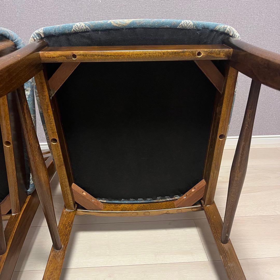 カリモク コロニアル ダイニングチェア 2脚セット②