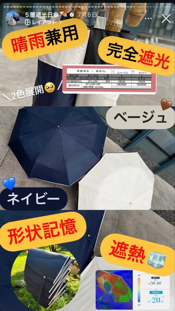 しぃちゃん　成瀬愛里　最強日傘