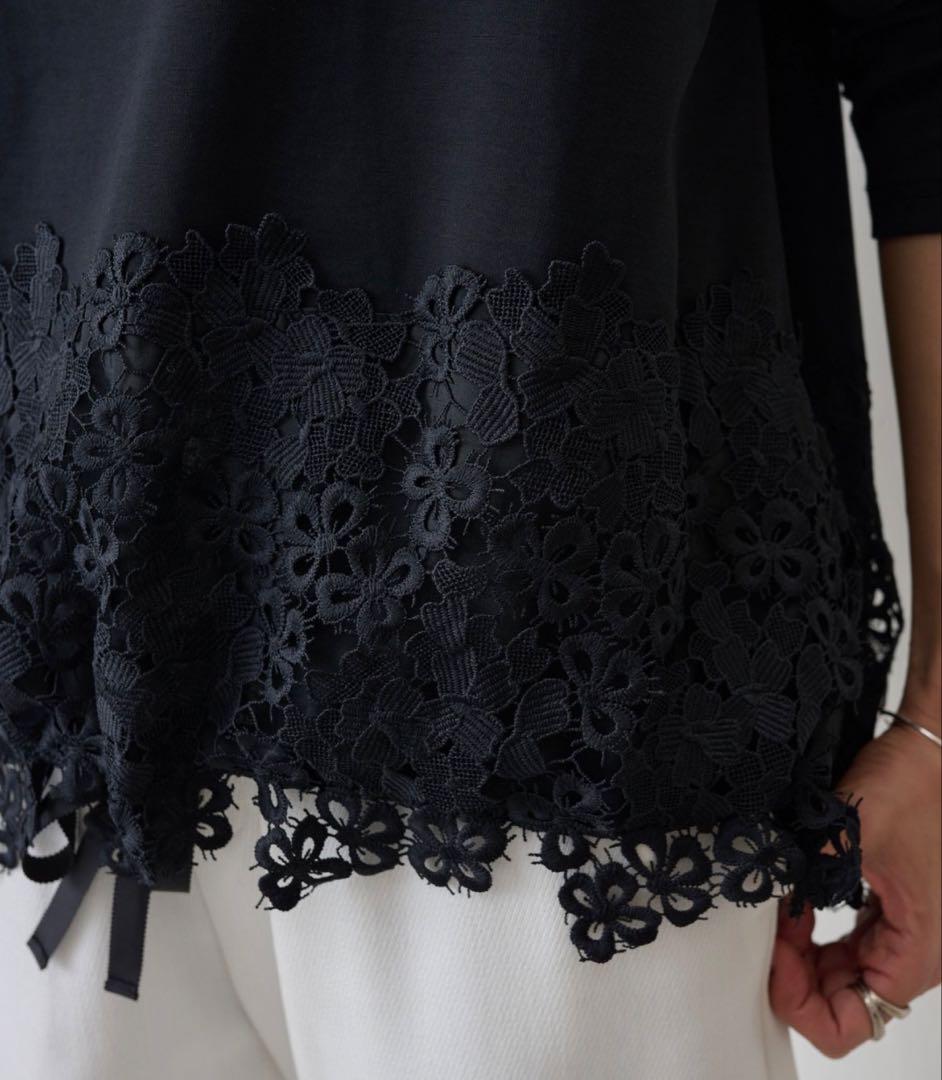 BEARDSLEY(ビアズリー) 裾レースカットソー ガリャルダガランテ