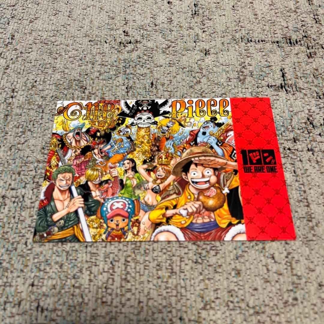 【美品】ワンピース　1〜106巻 100巻 特典イラストカードつき