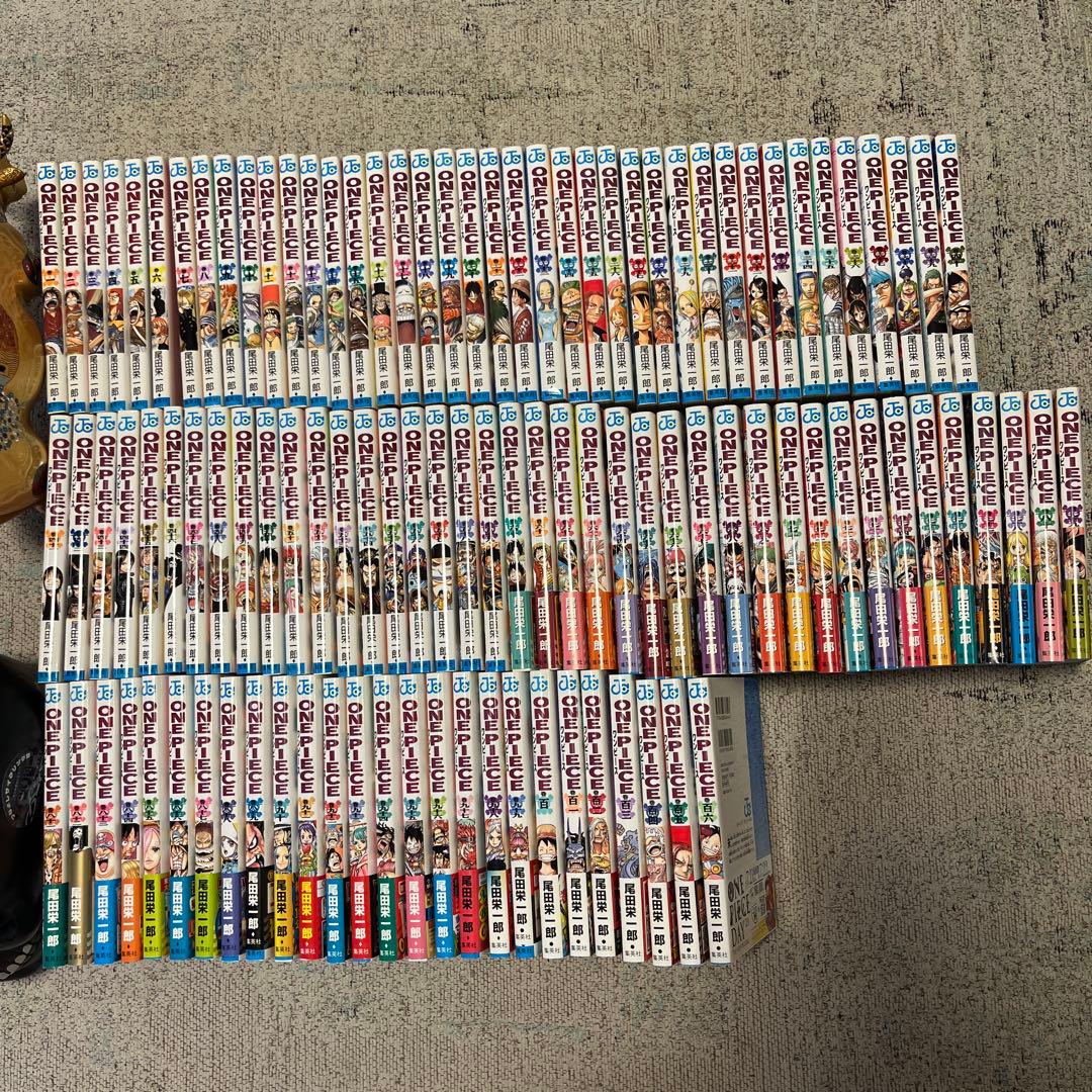 【美品】ワンピース　1〜106巻 100巻 特典イラストカードつき