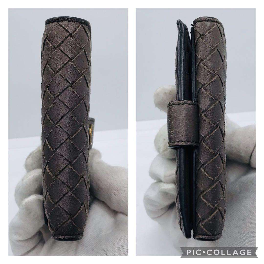 ボッテガ ヴェネタ✨ イントレチャート コンパクトウォレット 二つ折り財布