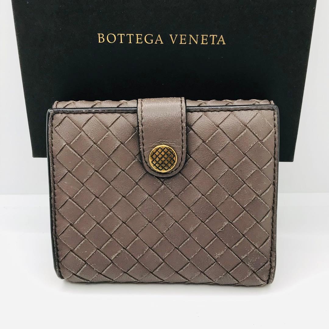 ボッテガ ヴェネタ✨ イントレチャート コンパクトウォレット 二つ折り財布