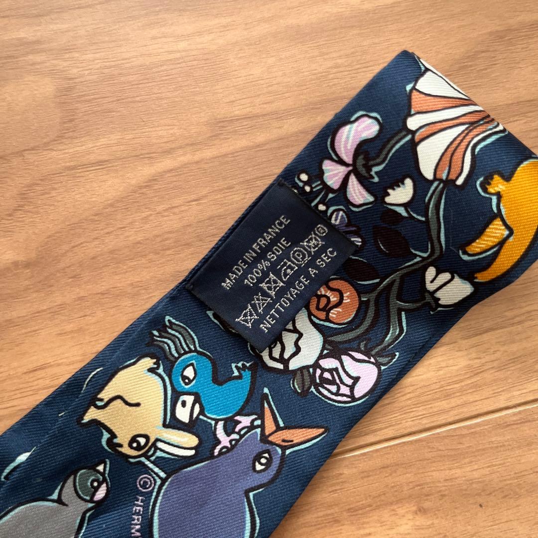 HERMES ツイリー　千と一のウサギ