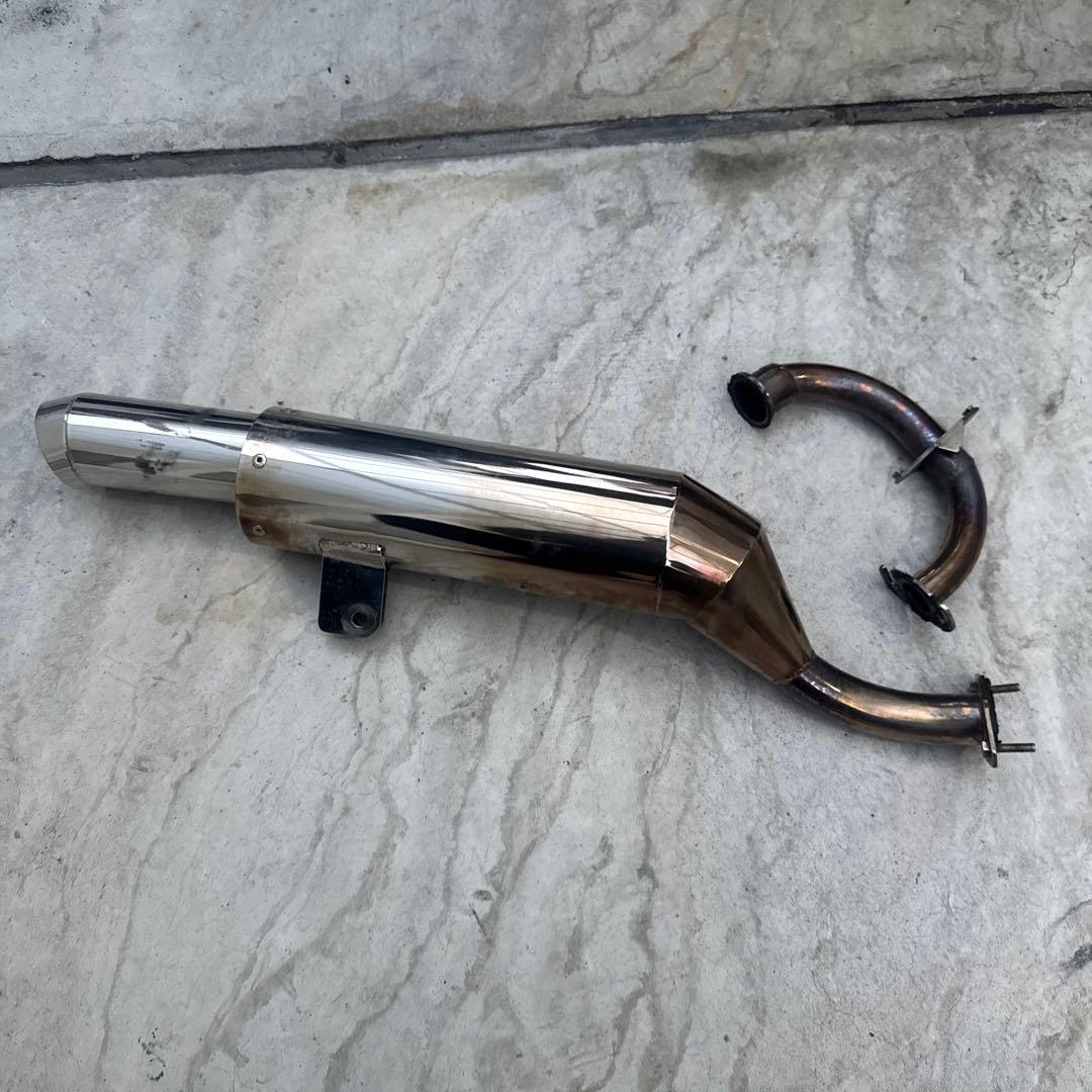 廃盤品ジャイロキャノピー後期ARRI racing製センター出しスポーツマフラー