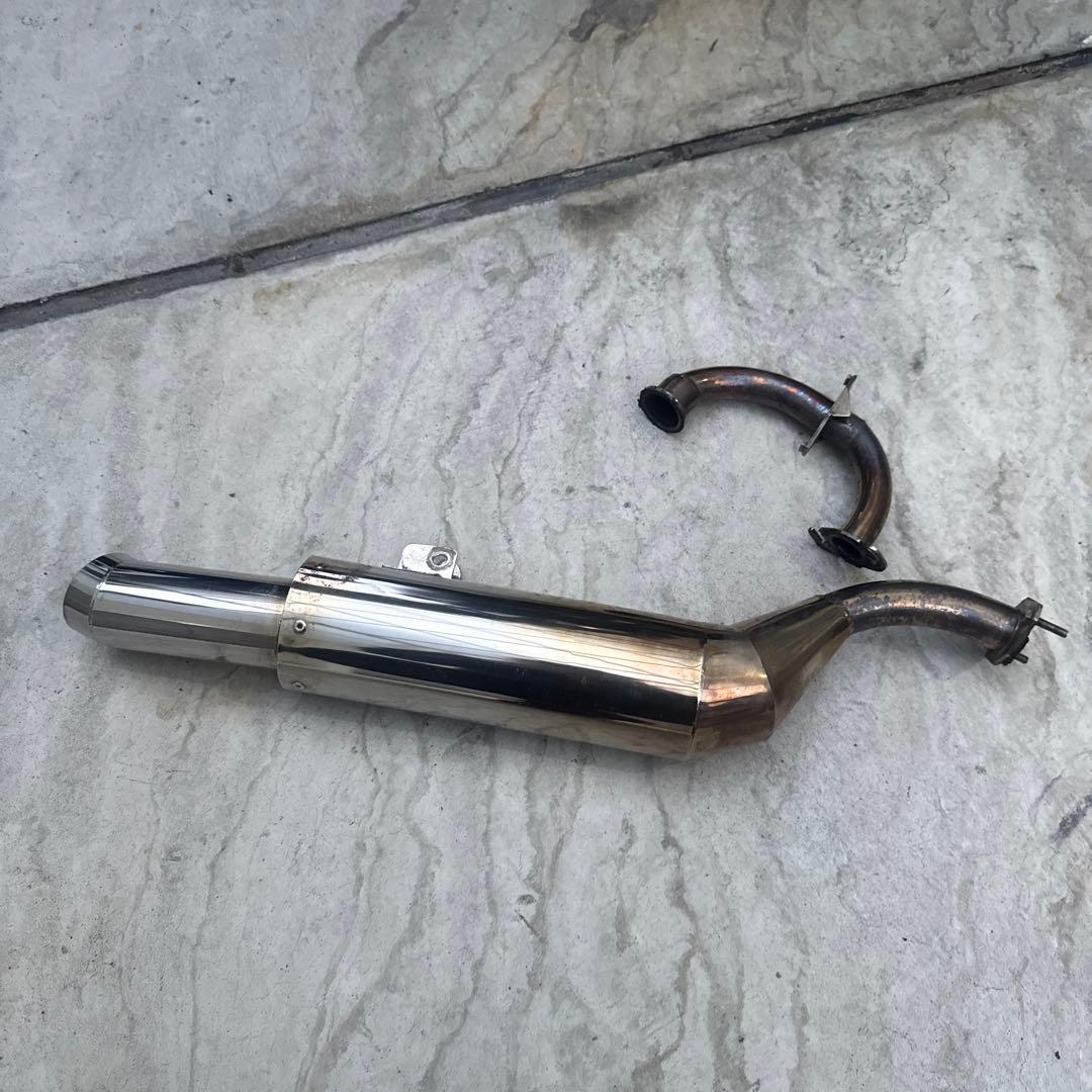 廃盤品ジャイロキャノピー後期ARRI racing製センター出しスポーツマフラー