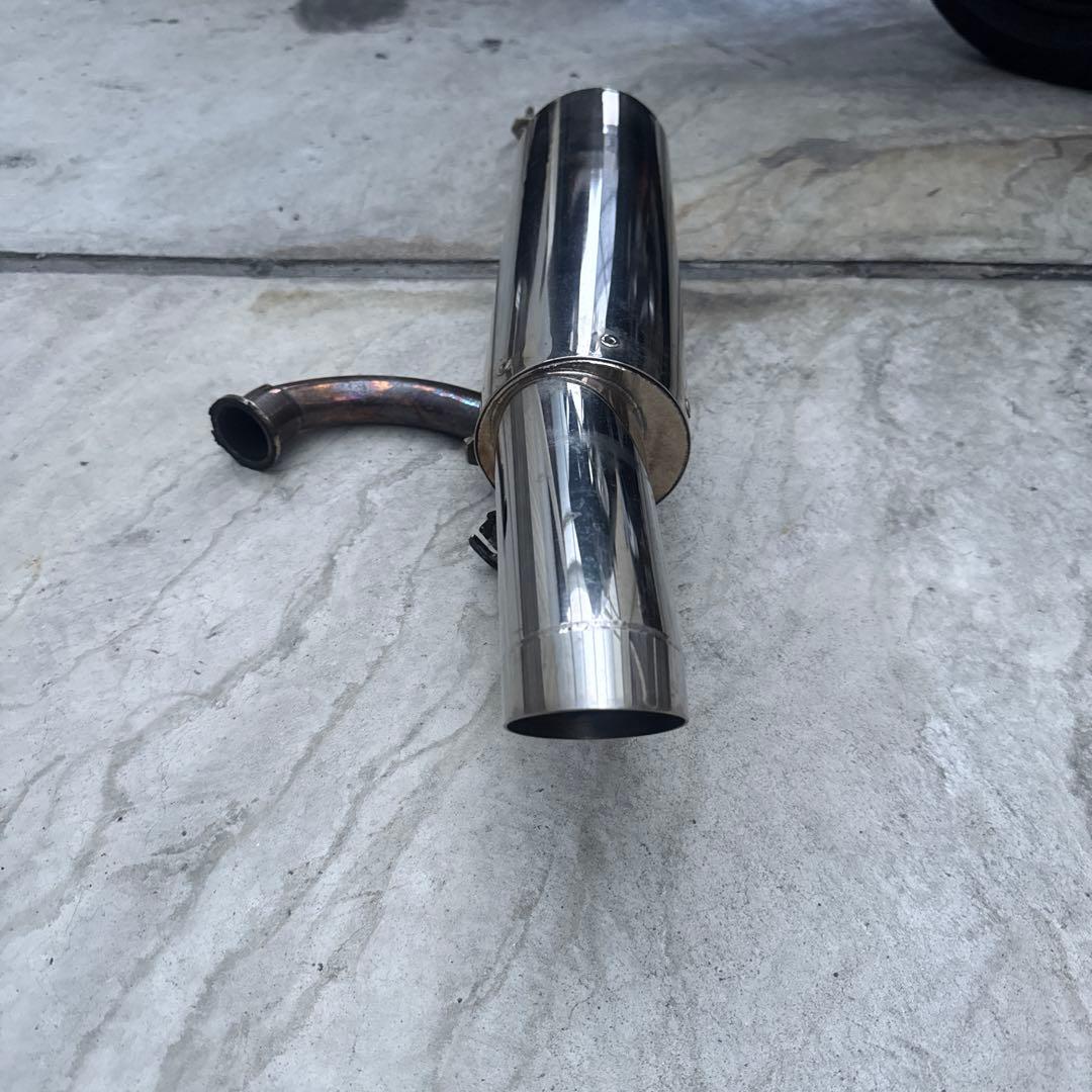 廃盤品ジャイロキャノピー後期ARRI racing製センター出しスポーツマフラー