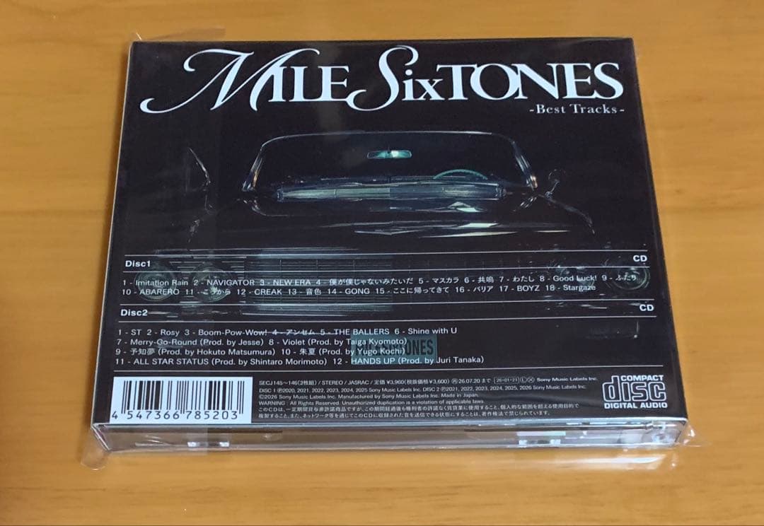 MILESixTONES -Best Tracks- 3形態＋封入特典(一部)