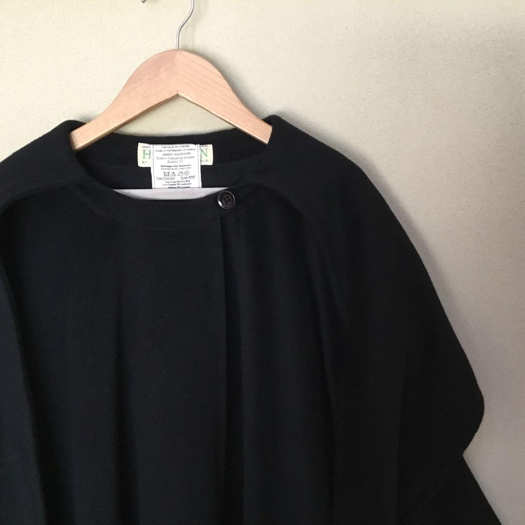 Jimmy Hourihan Dublin コート　ケープ　マント　羽織り　黒