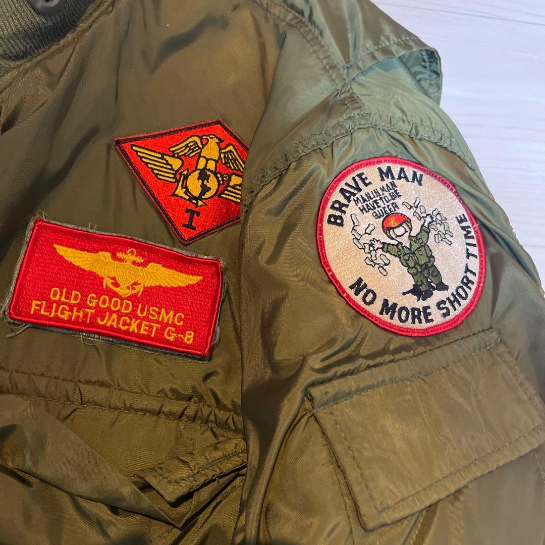 g-8 WEP ヴィンテージ ジャケット Lミリタリー アメカジ ma-1