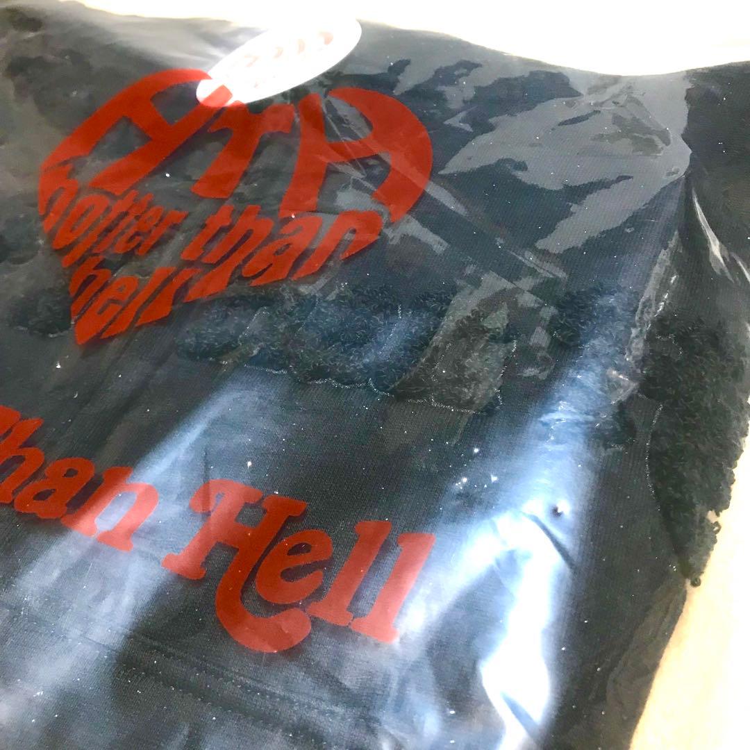 HTH glitter heart logo ブラック パーカー