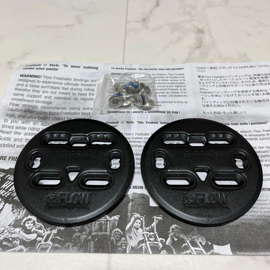 美品　FLOW フロー バインディング　Lサイズ　スノボ用品