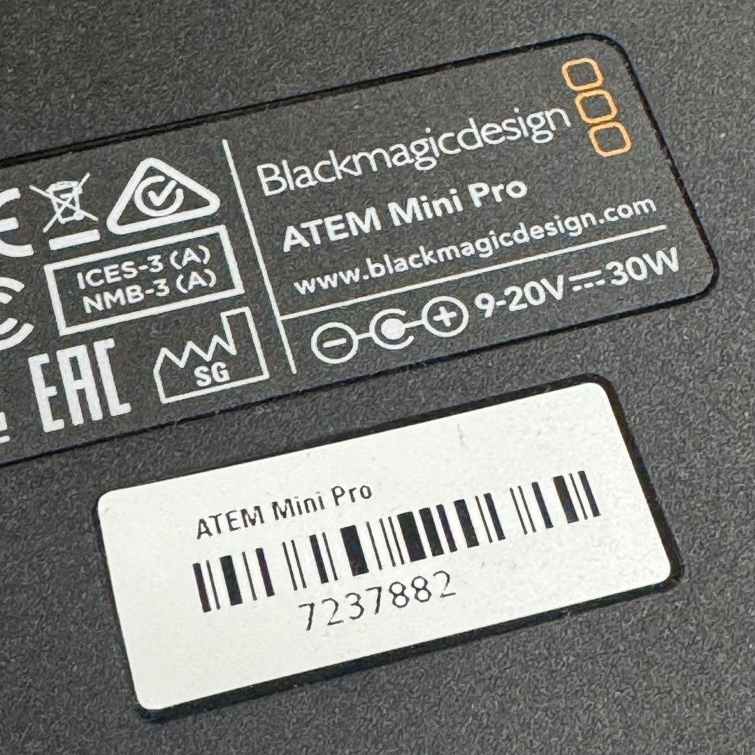 Blackmagic Design ATEM Mini Pro 中古美品