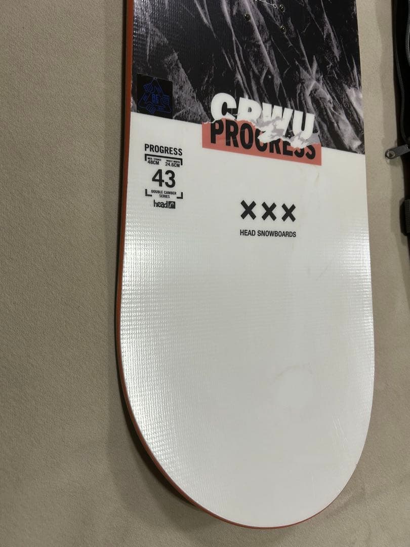 高年式スノーボードセットHEAD CRUW 143 × FLUX