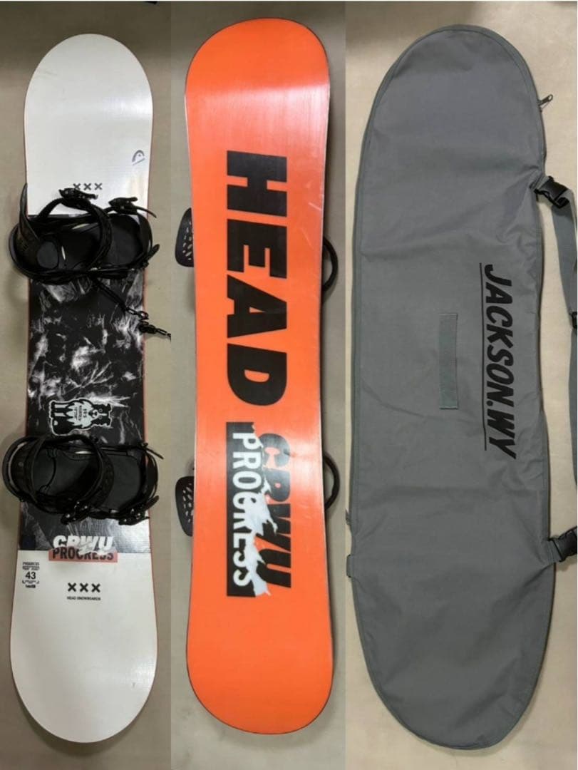 高年式スノーボードセットHEAD CRUW 143 × FLUX