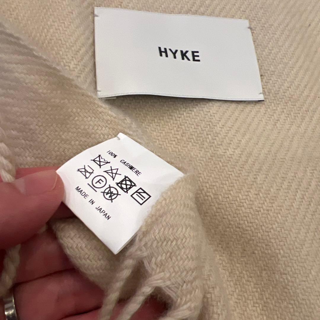 HYKE カシミア大判ブランケット