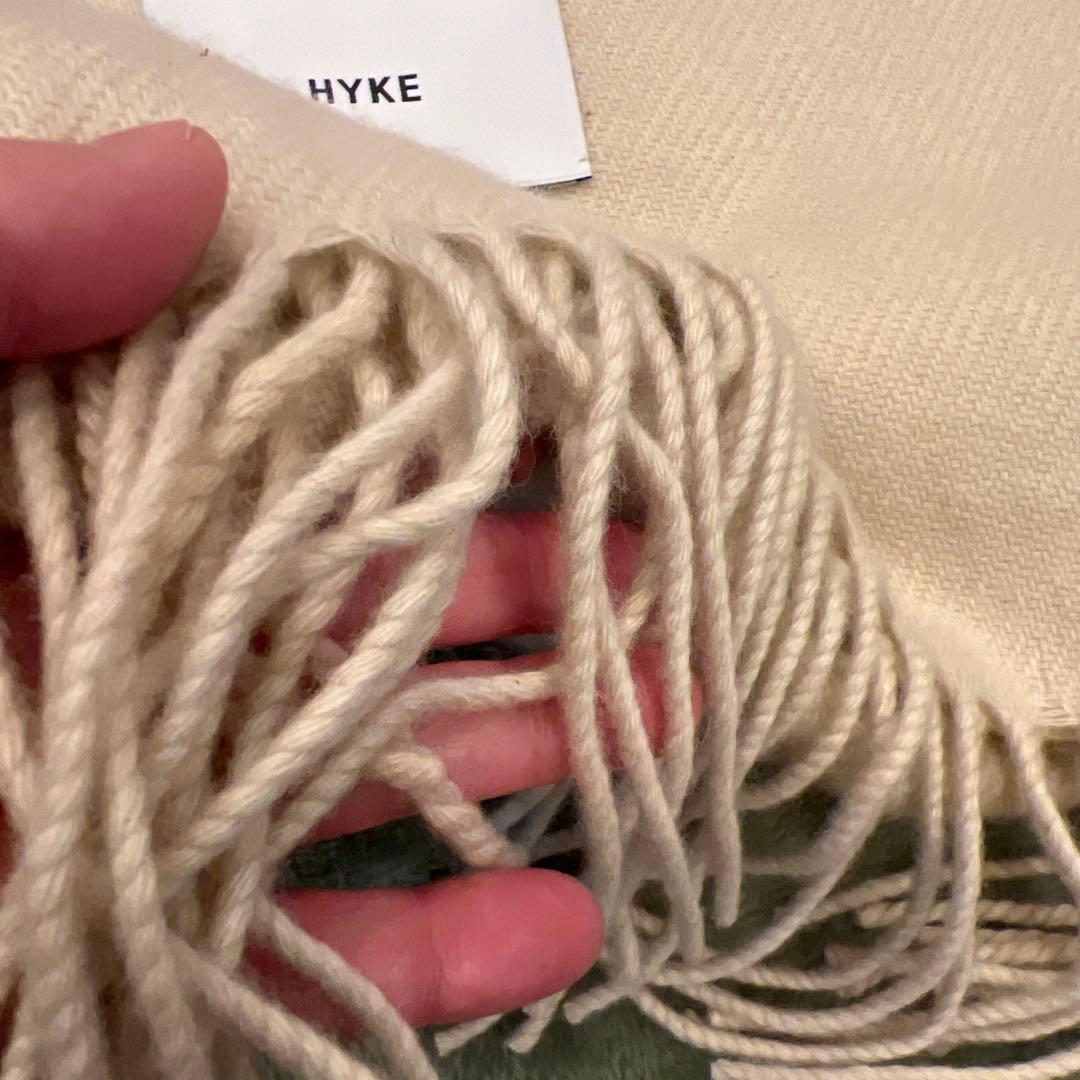 HYKE カシミア大判ブランケット